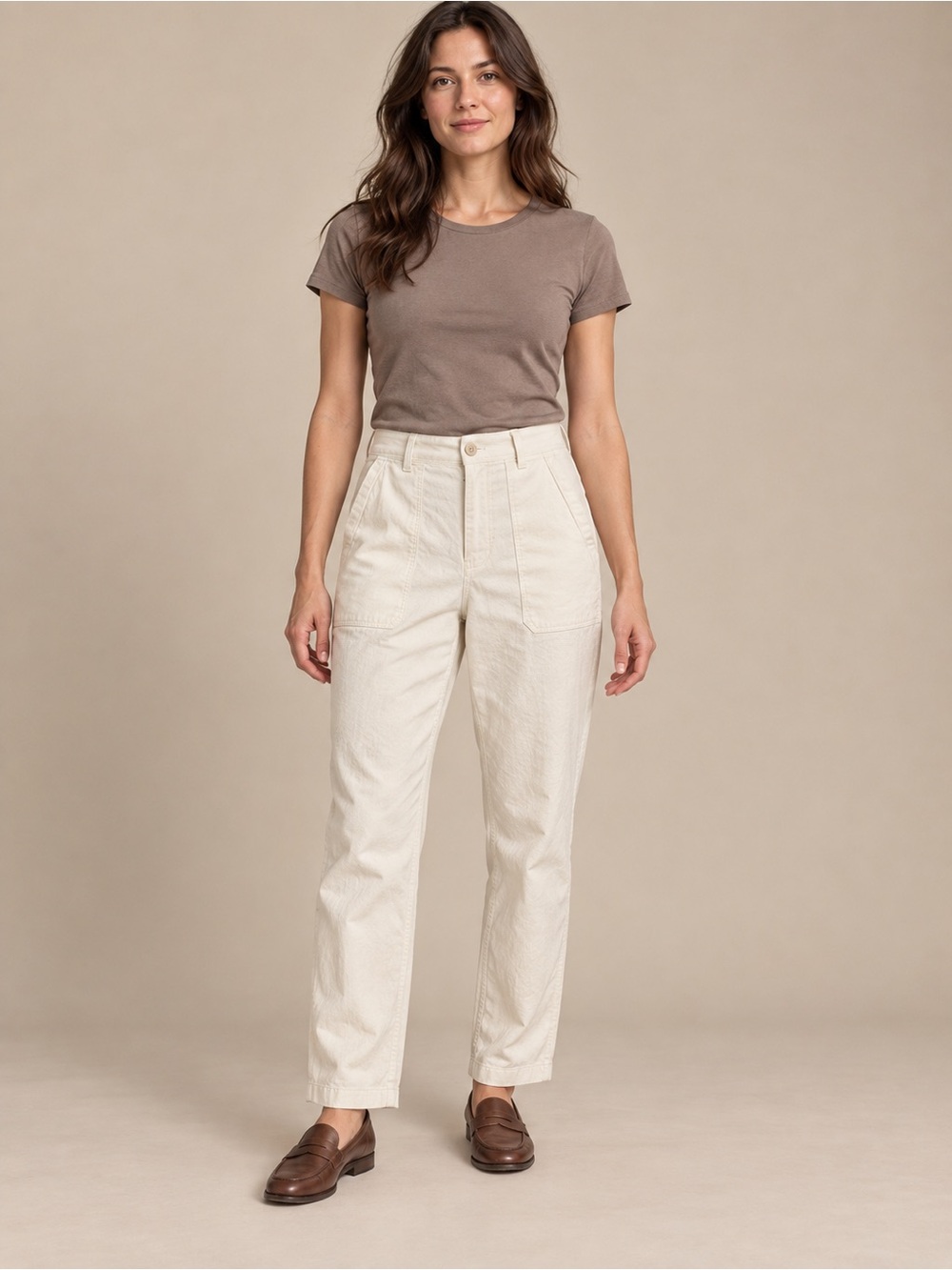 Bonobos Coastal cotton/Linen Pants off-white/cream color size M (32x26)”